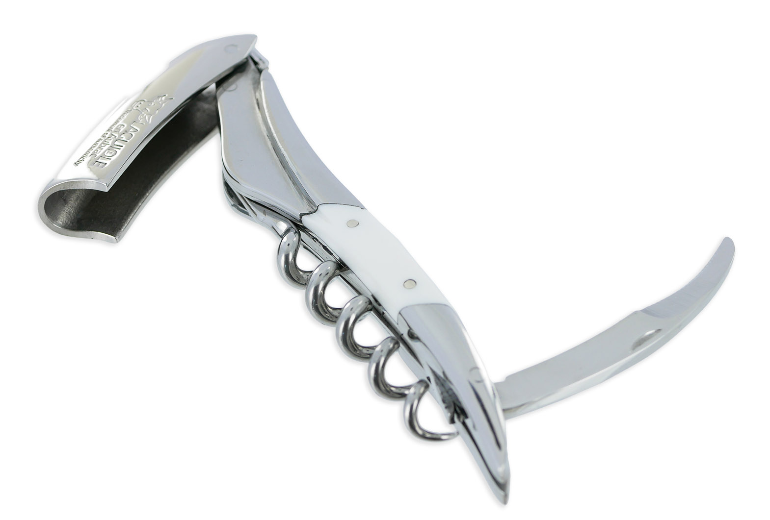 Sommelier Laguiole En Aubrac Origine Concorde Manche Corian Blanc Serie Limitee Et Numerotee 01