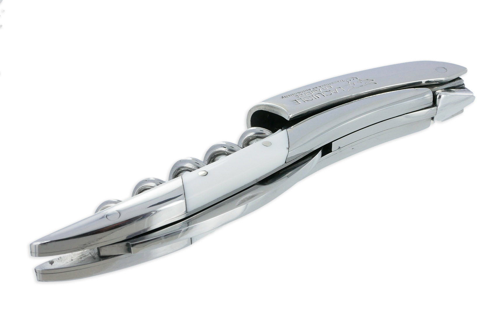 Sommelier Laguiole En Aubrac Origine Concorde Manche Corian Blanc Serie Limitee Et Numerotee 04