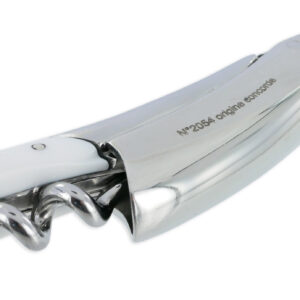 Sommelier Laguiole En Aubrac Origine Concorde Manche Corian Blanc Serie Limitee Et Numerotee 05